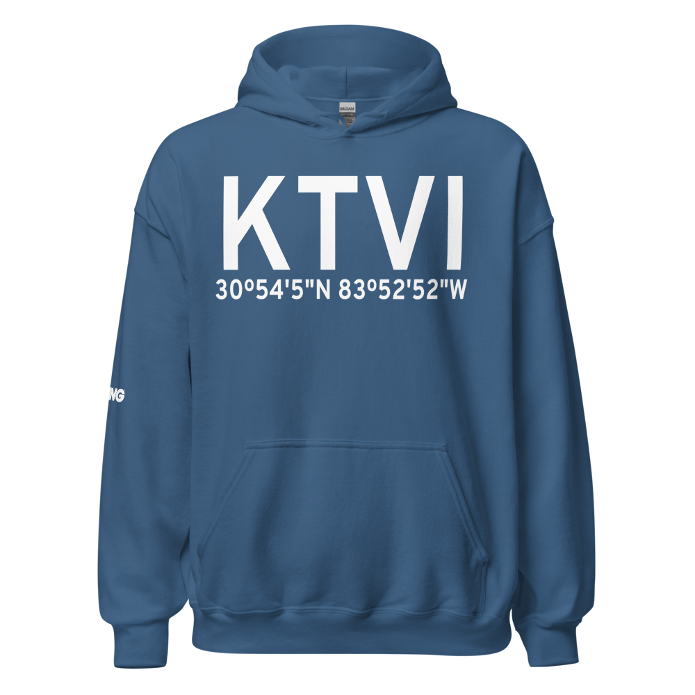 Thomasville Regional Airport (KTVI) ICAO Hoodie Sweatshirt 