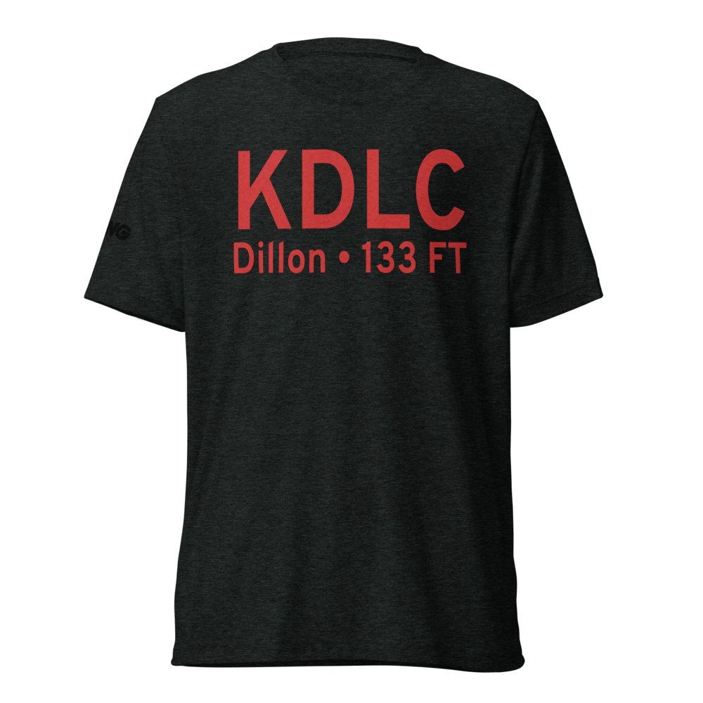 Dillon County Airport (KDLC) ICAO Tri-blend T-Shirt 