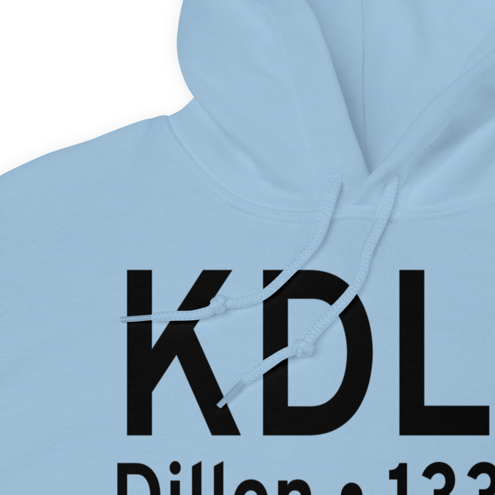 Dillon County Airport (KDLC) ICAO Hoodie Sweatshirt 