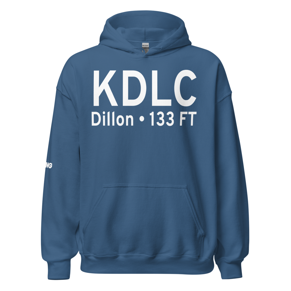 Dillon County Airport (KDLC) ICAO Hoodie Sweatshirt 