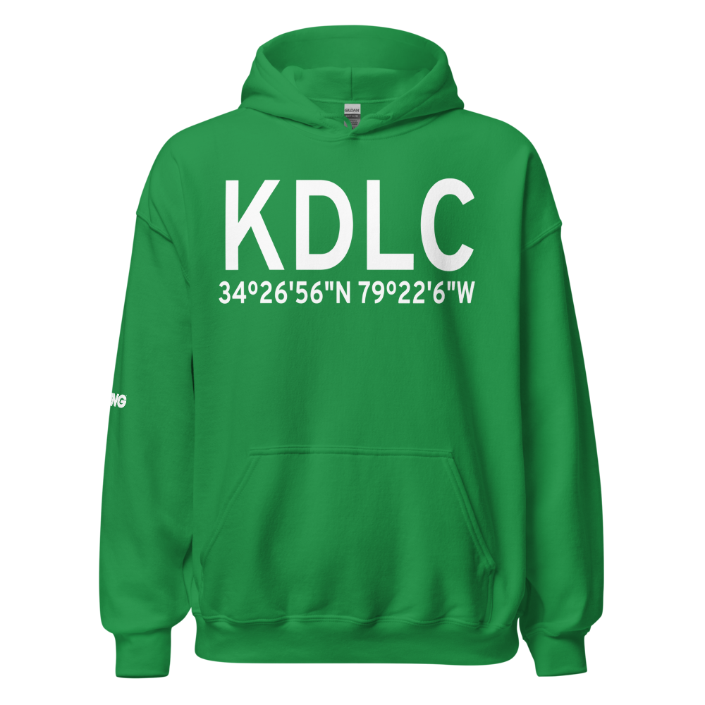 Dillon County Airport (KDLC) ICAO Hoodie Sweatshirt 