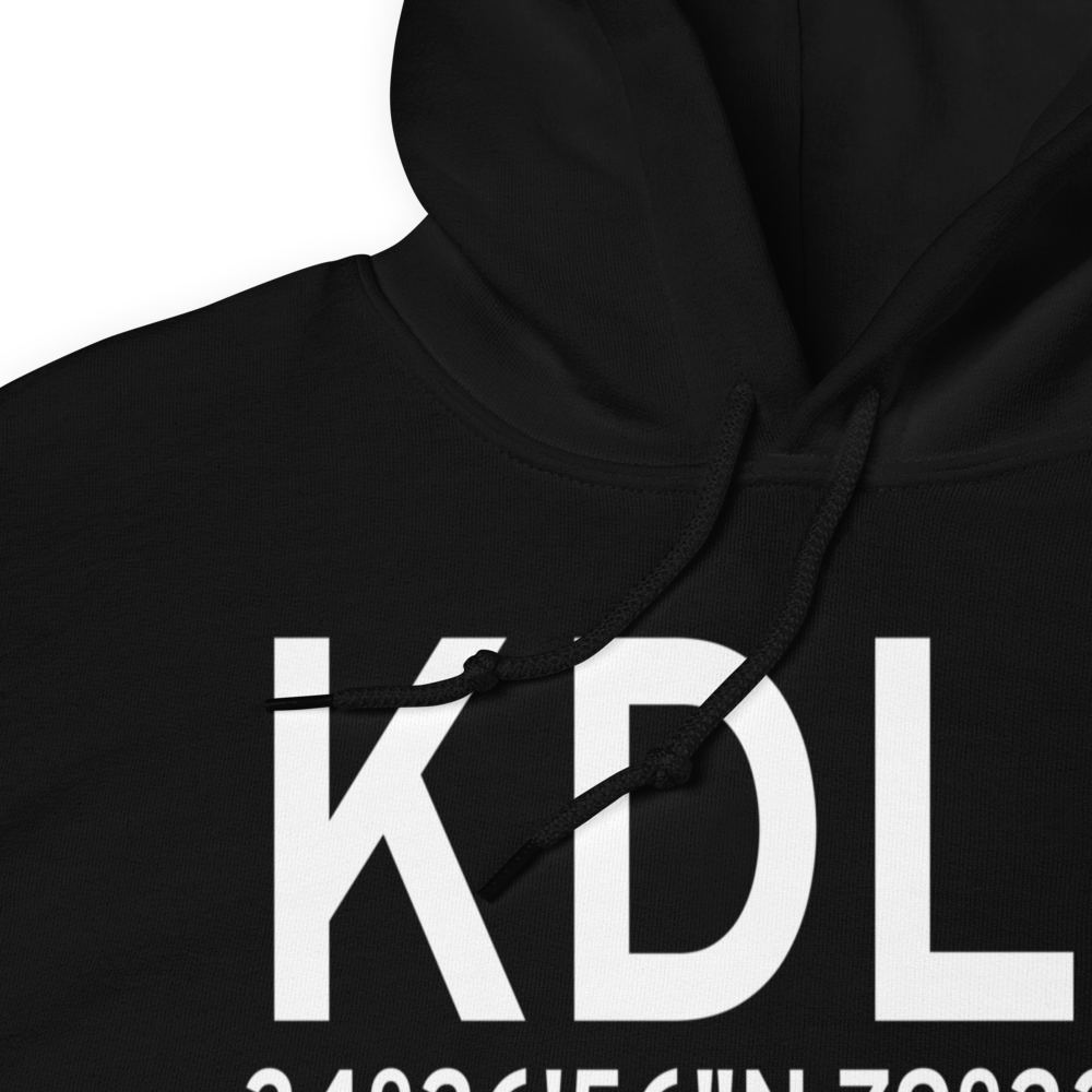 Dillon County Airport (KDLC) ICAO Hoodie Sweatshirt 