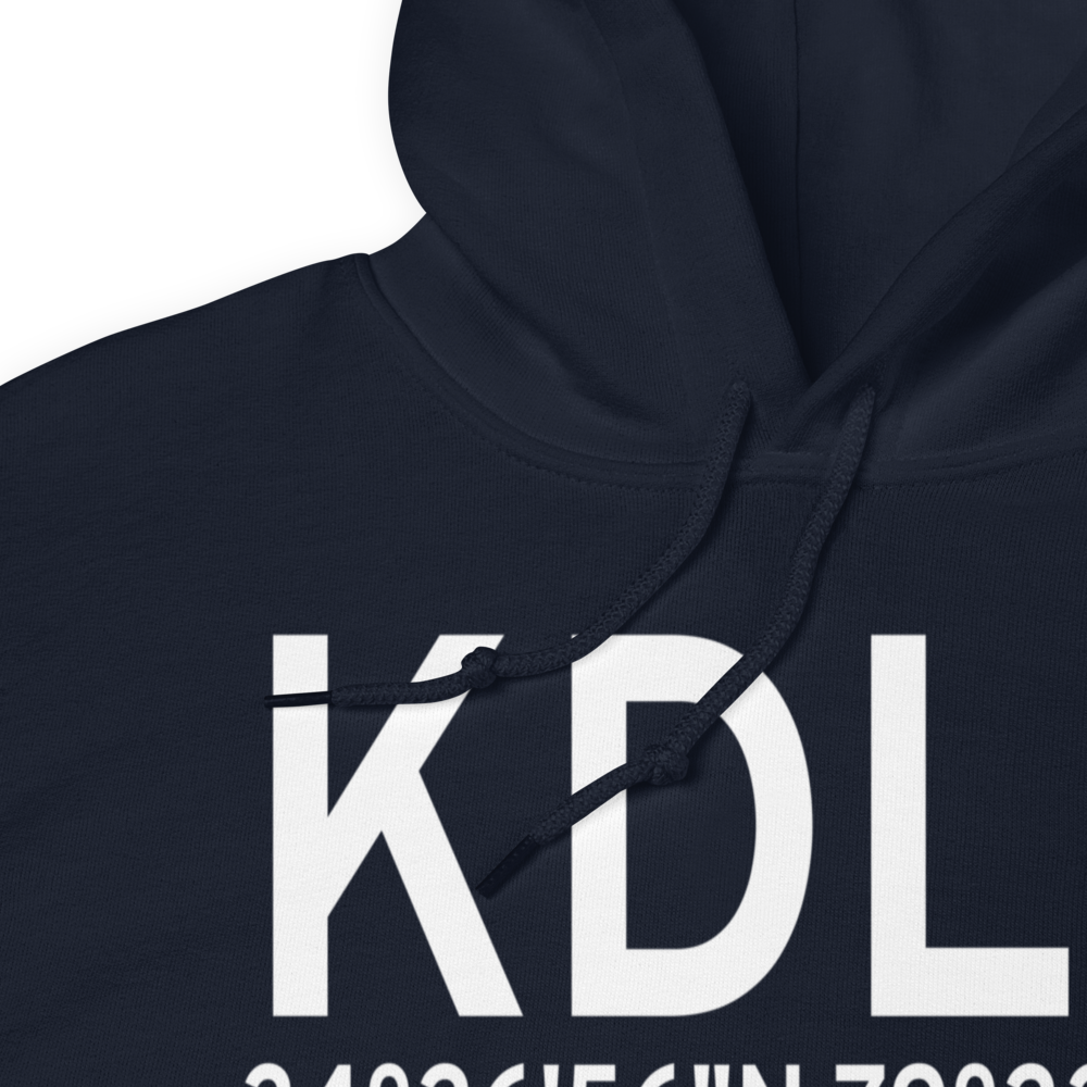 Dillon County Airport (KDLC) ICAO Hoodie Sweatshirt 