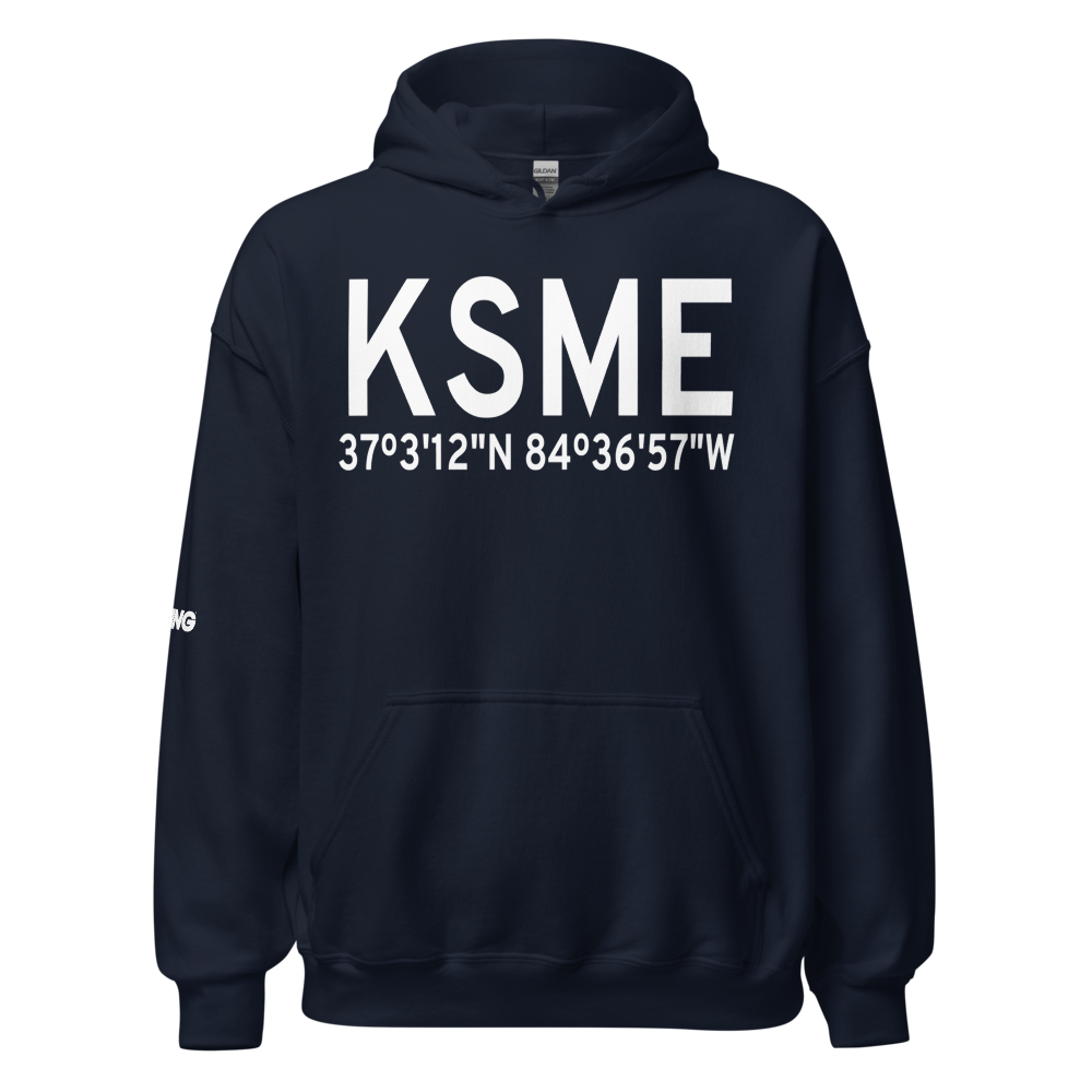 Lake Cumberland Regional Airport (KSME) ICAO Hoodie Sweatshirt 