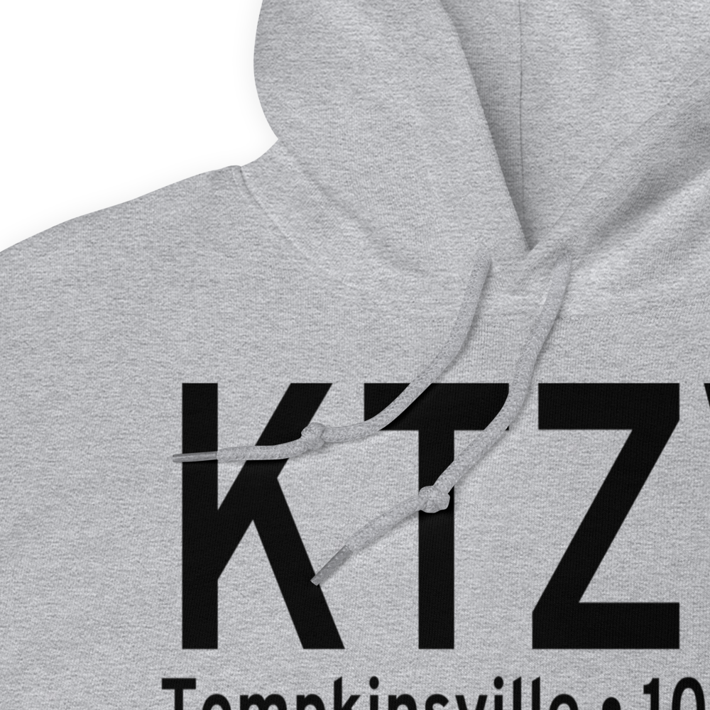 Tompkinsville Monroe County Airport (KTZV) ICAO Hoodie Sweatshirt 