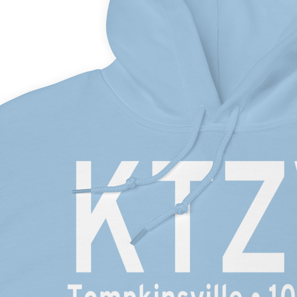 Tompkinsville Monroe County Airport (KTZV) ICAO Hoodie Sweatshirt 
