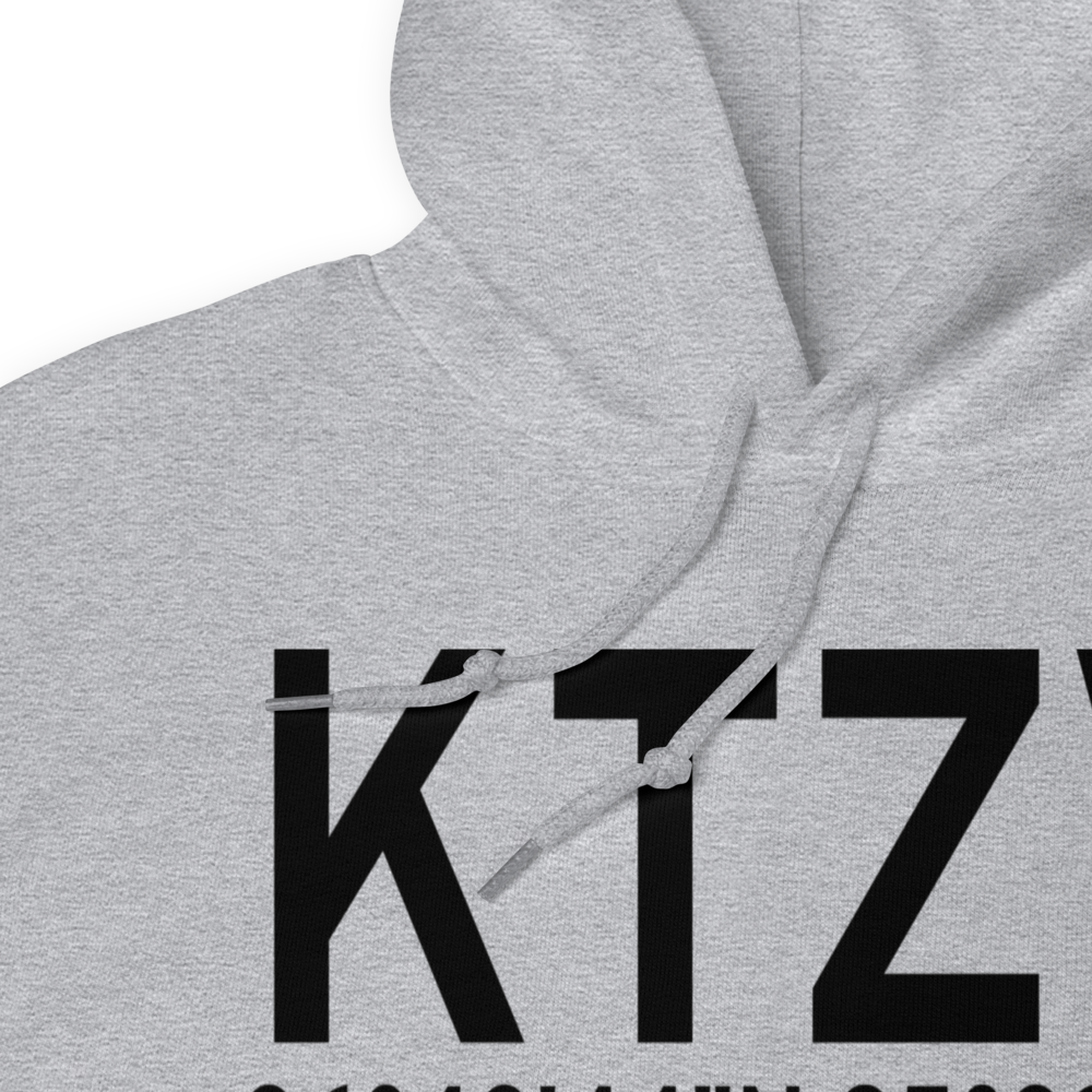 Tompkinsville Monroe County Airport (KTZV) ICAO Hoodie Sweatshirt 