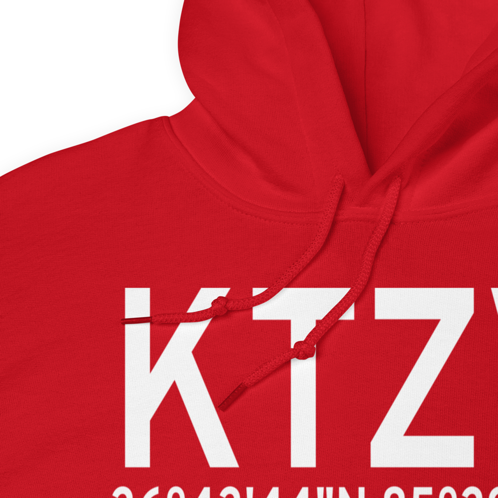Tompkinsville Monroe County Airport (KTZV) ICAO Hoodie Sweatshirt 