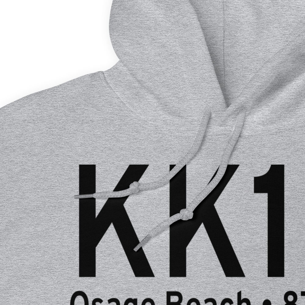 Grand Glaize Osage Beach Airport (KK15) ICAO Hoodie Sweatshirt 