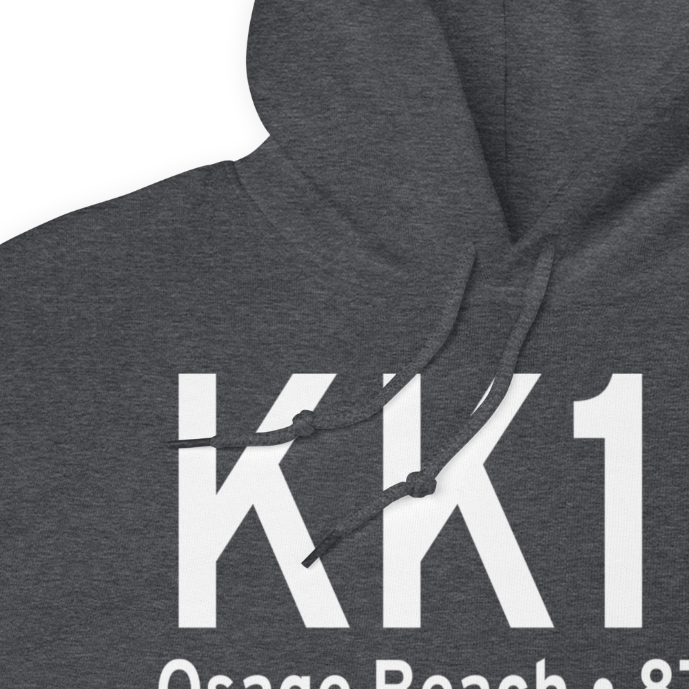 Grand Glaize Osage Beach Airport (KK15) ICAO Hoodie Sweatshirt 