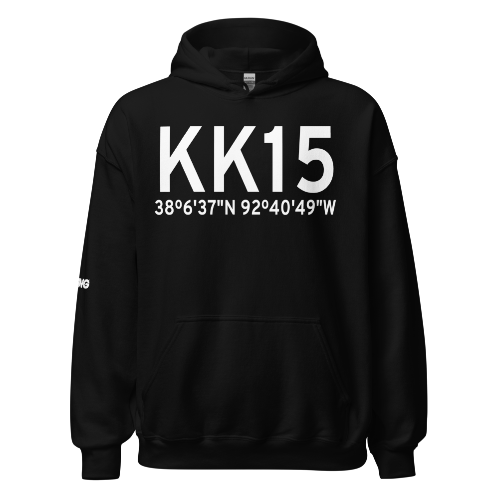 Grand Glaize Osage Beach Airport (KK15) ICAO Hoodie Sweatshirt 
