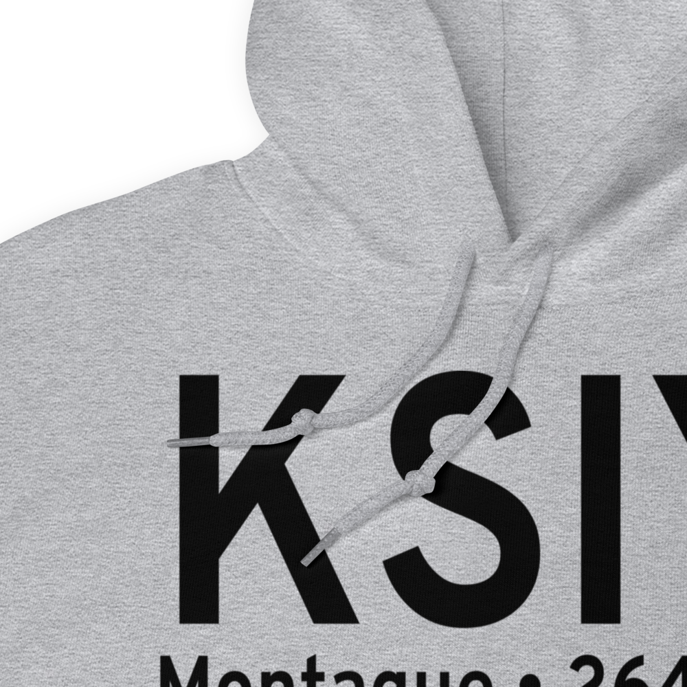 Siskiyou County Airport (KSIY) ICAO Hoodie Sweatshirt 