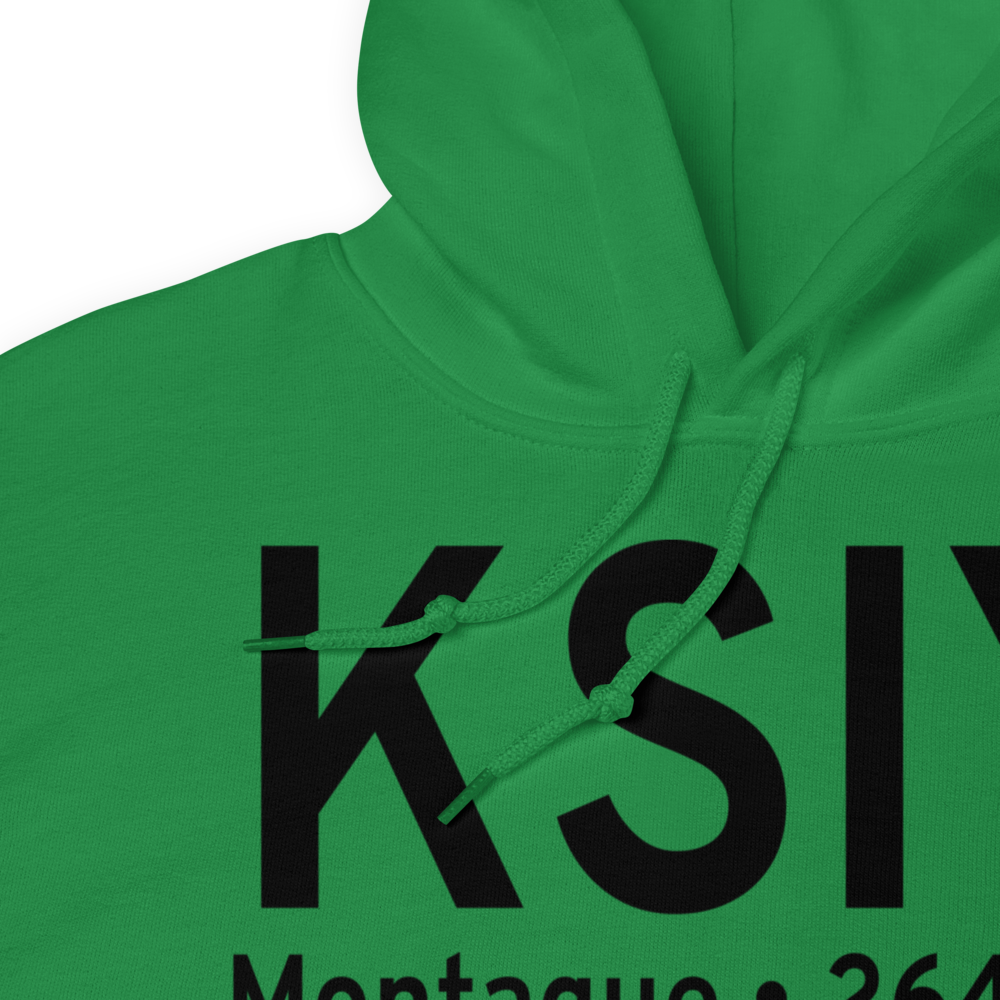 Siskiyou County Airport (KSIY) ICAO Hoodie Sweatshirt 
