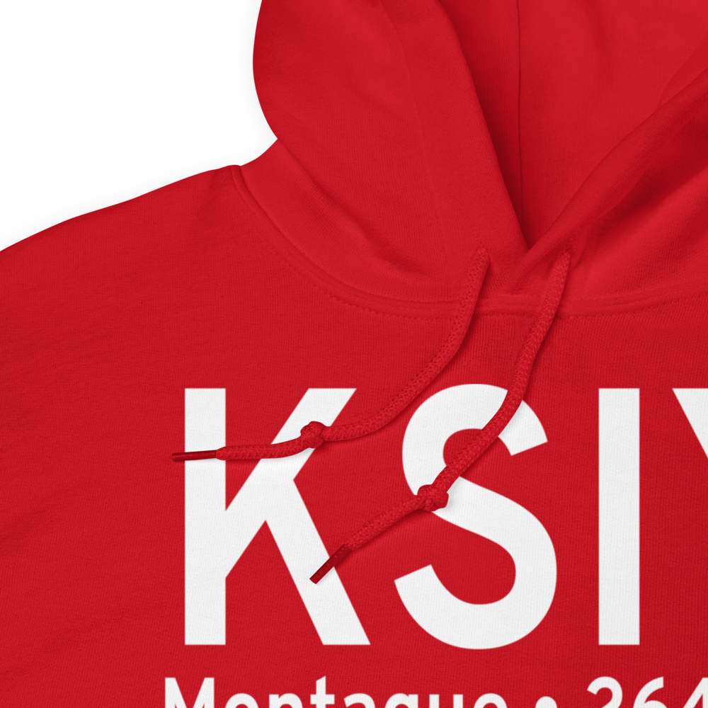 Siskiyou County Airport (KSIY) ICAO Hoodie Sweatshirt 