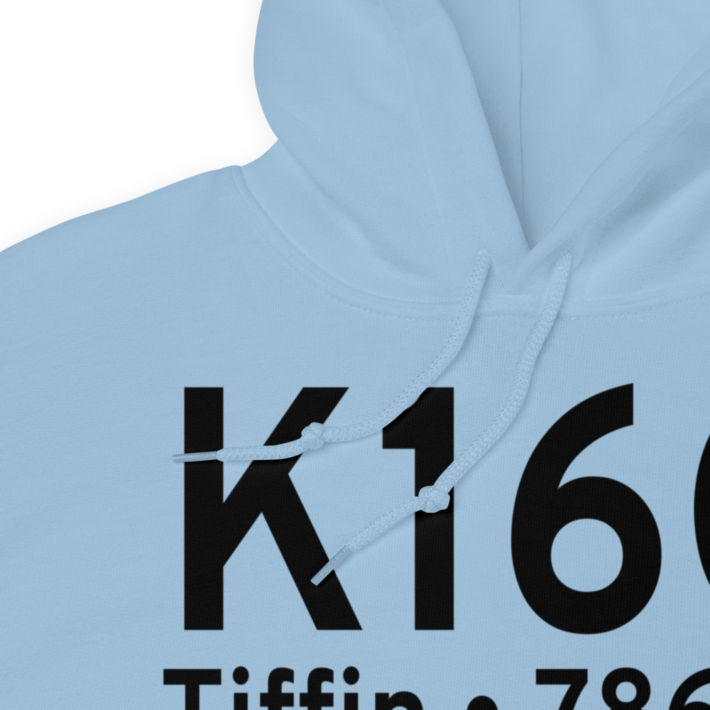 Seneca County Airport (K16G) ICAO Hoodie Sweatshirt 