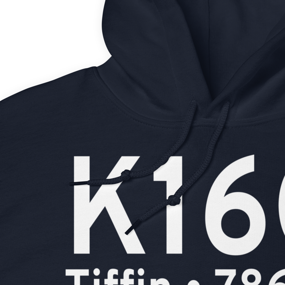 Seneca County Airport (K16G) ICAO Hoodie Sweatshirt 