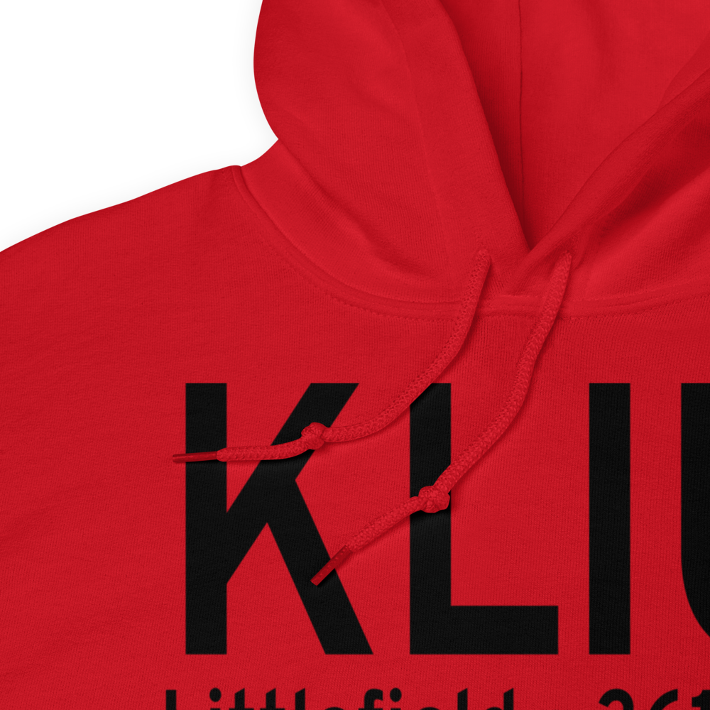 Littlefield Municipal Airport (KLIU) ICAO Hoodie Sweatshirt 