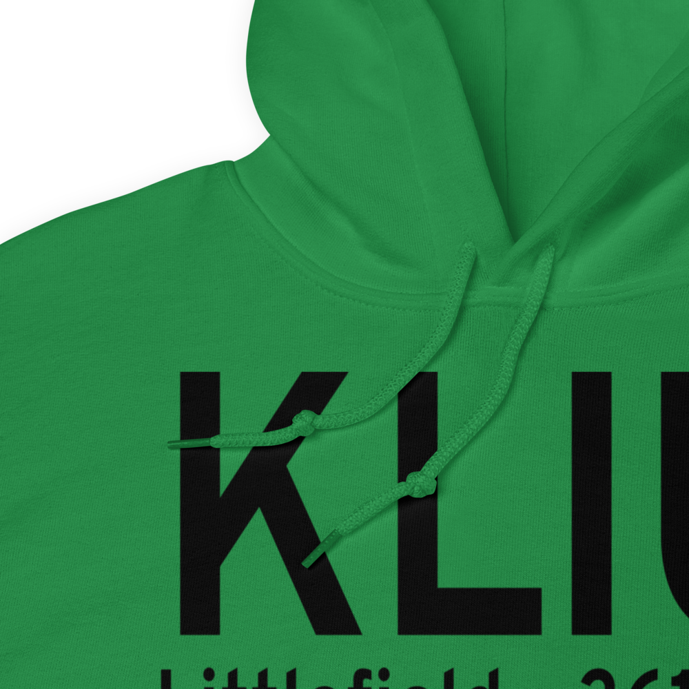 Littlefield Municipal Airport (KLIU) ICAO Hoodie Sweatshirt 