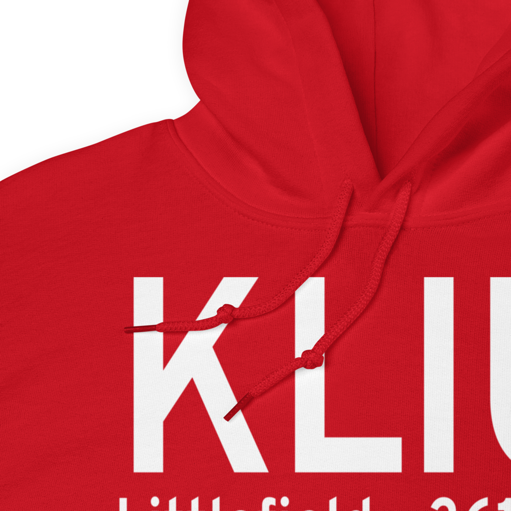 Littlefield Municipal Airport (KLIU) ICAO Hoodie Sweatshirt 