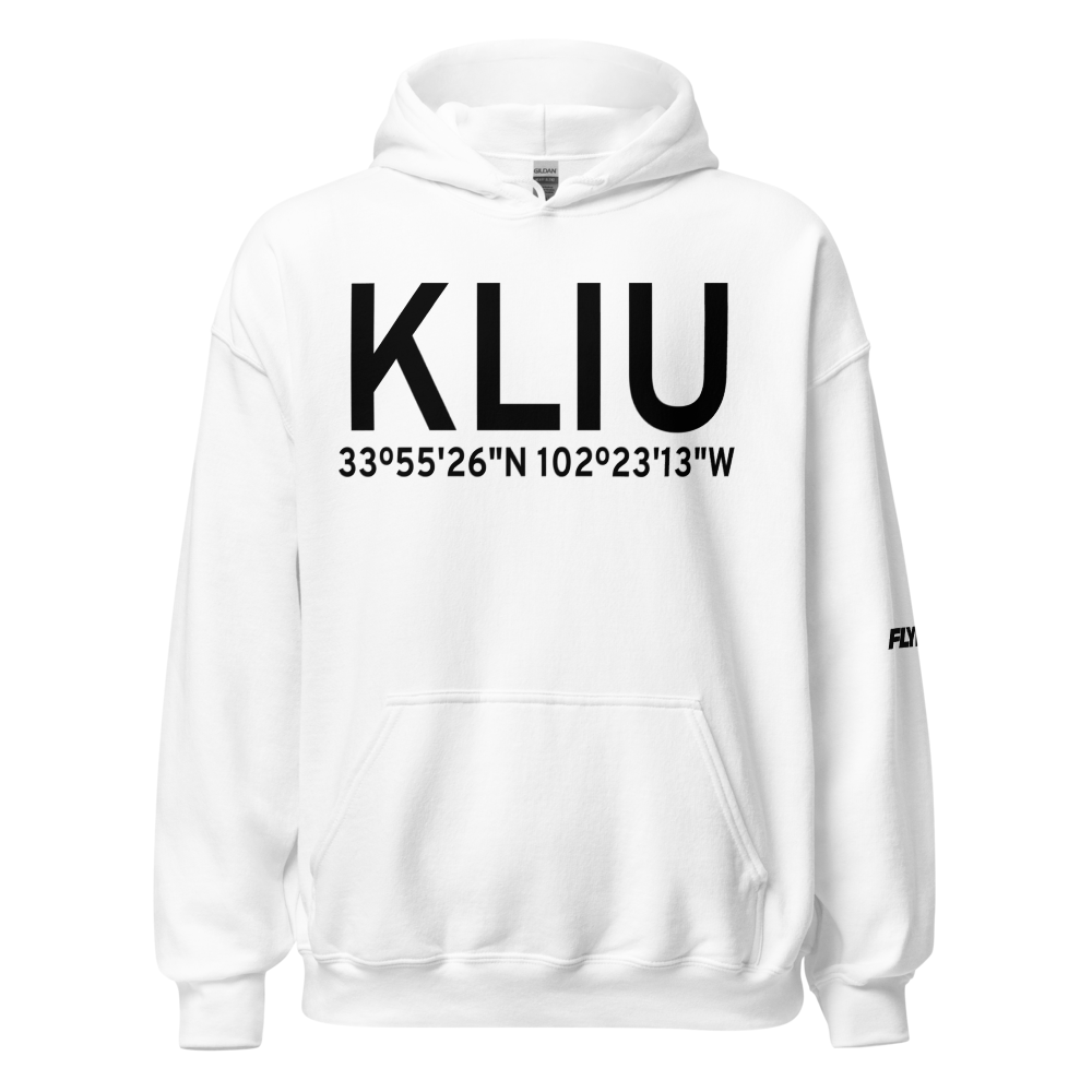 Littlefield Municipal Airport (KLIU) ICAO Hoodie Sweatshirt 