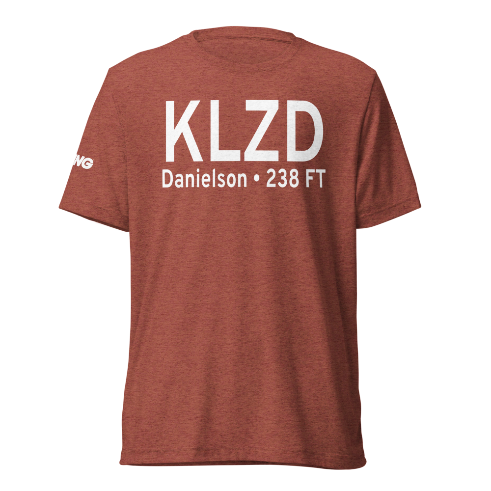 Danielson Airport (KLZD) ICAO Tri-blend T-Shirt 
