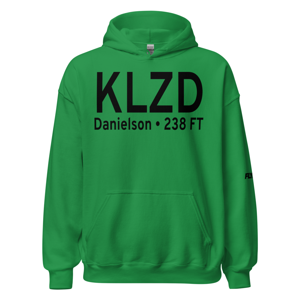 Danielson Airport (KLZD) ICAO Hoodie Sweatshirt 