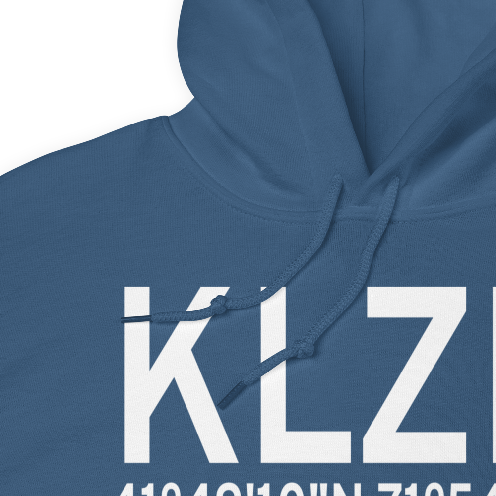 Danielson Airport (KLZD) ICAO Hoodie Sweatshirt 