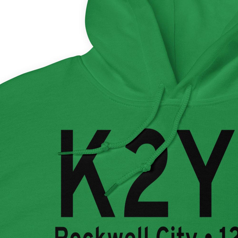 Rockwell City Municipal Airport (K2Y4) ICAO Hoodie Sweatshirt 