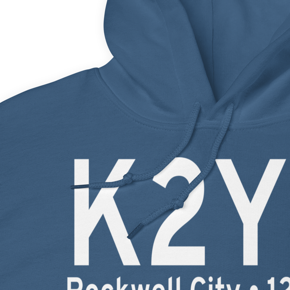 Rockwell City Municipal Airport (K2Y4) ICAO Hoodie Sweatshirt 