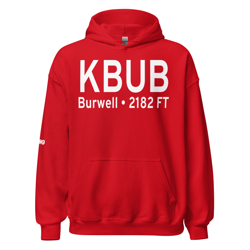 Cram Field (KBUB) ICAO Hoodie Sweatshirt 