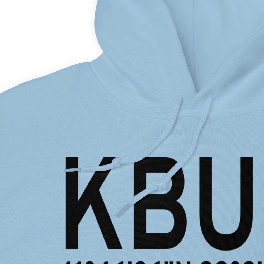 Cram Field (KBUB) ICAO Hoodie Sweatshirt 