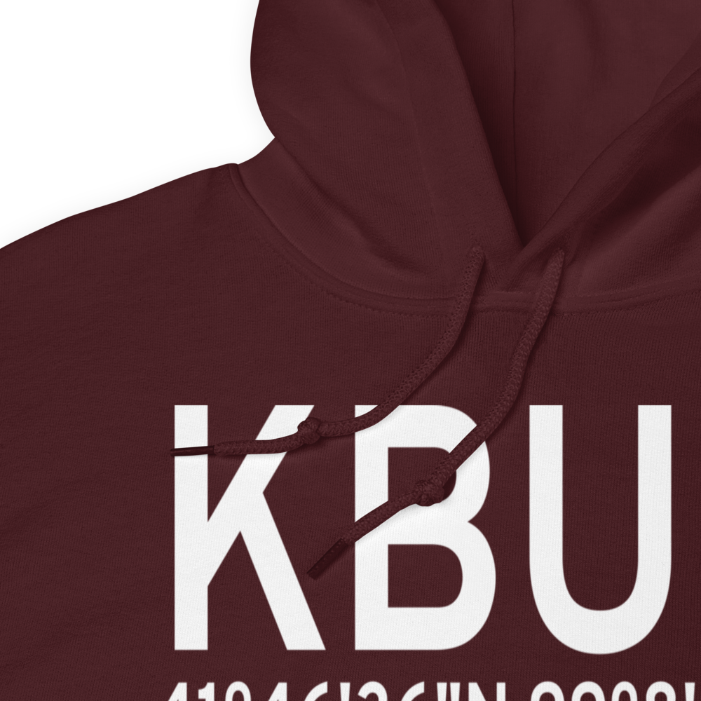 Cram Field (KBUB) ICAO Hoodie Sweatshirt 