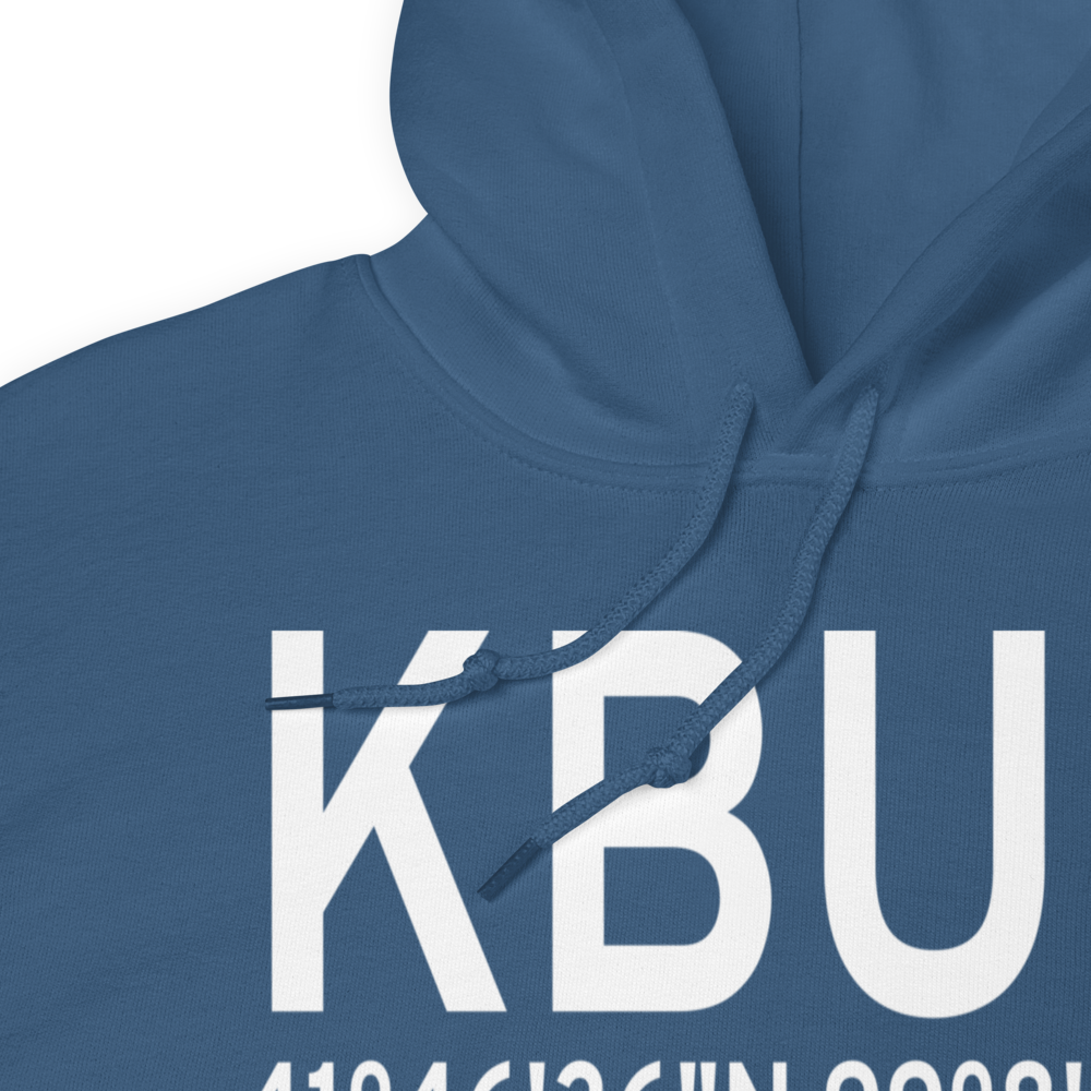 Cram Field (KBUB) ICAO Hoodie Sweatshirt 