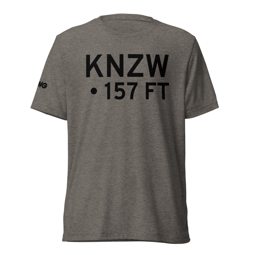 South Weymouth Naval Air Station (KNZW) ICAO Tri-blend T-Shirt 