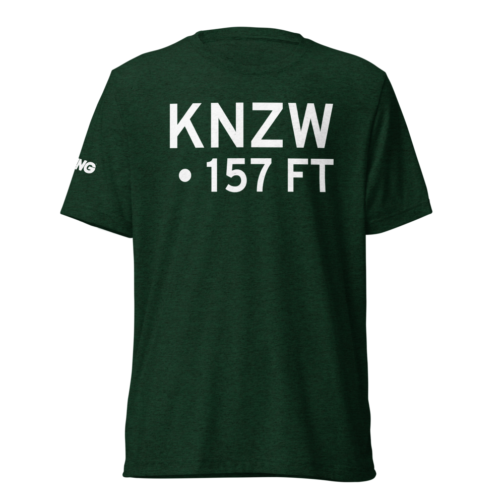 South Weymouth Naval Air Station (KNZW) ICAO Tri-blend T-Shirt 