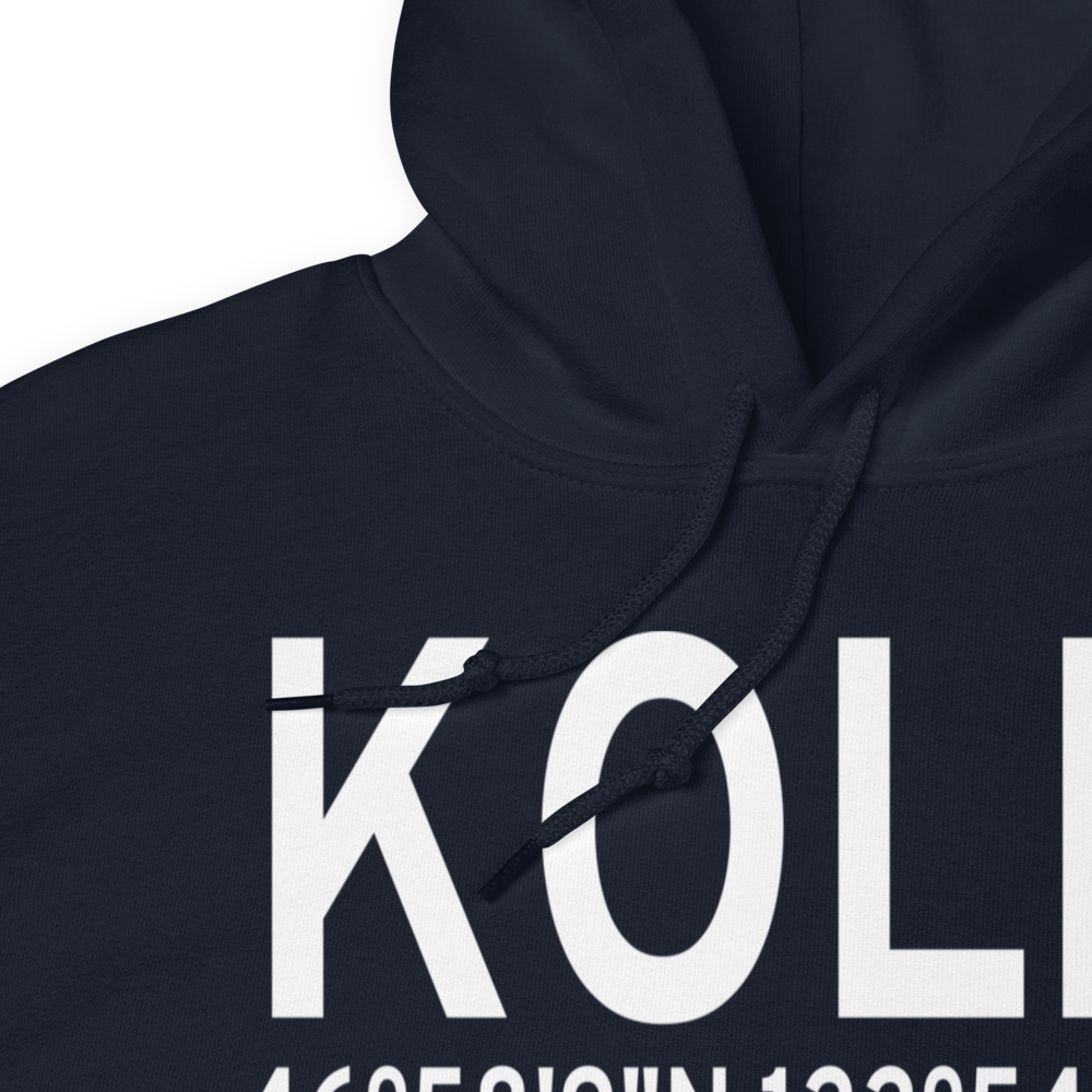 Olympia Regional Airport (KOLM) ICAO Hoodie Sweatshirt 