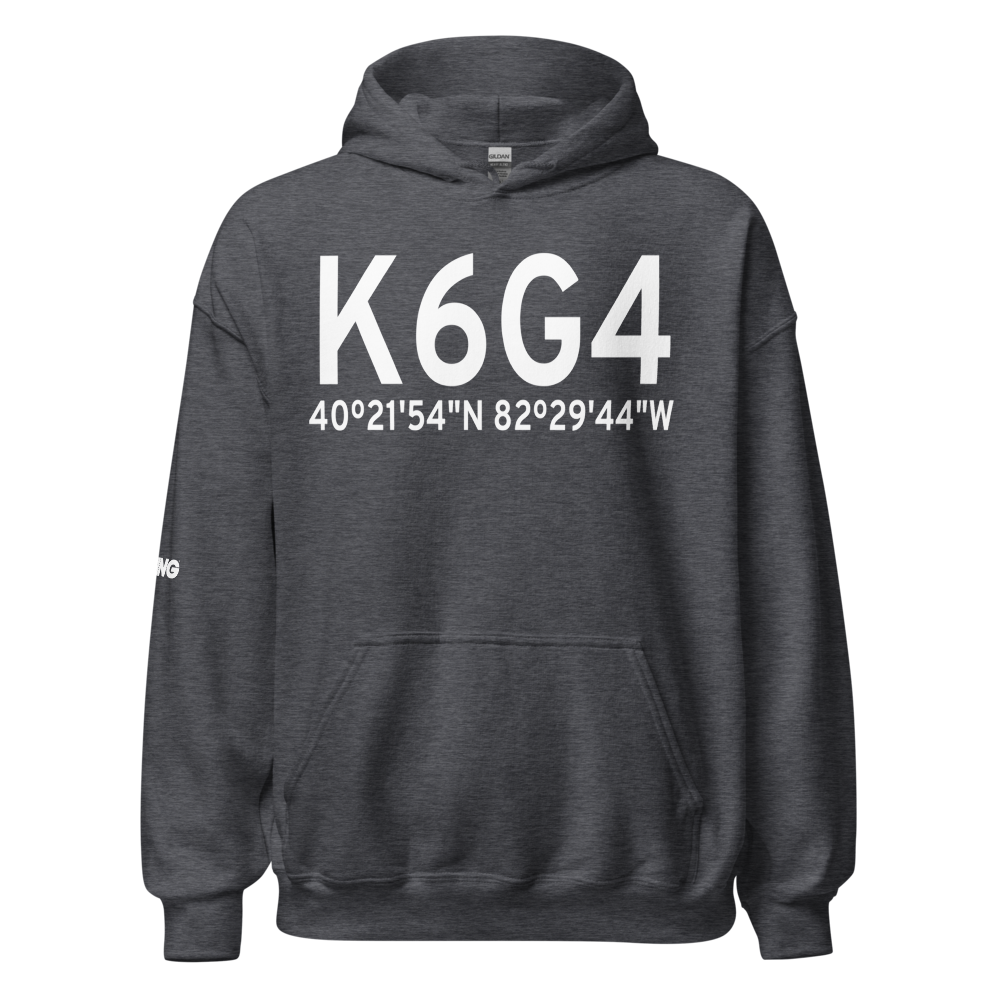 Wynkoop Airport (K6G4) ICAO Hoodie Sweatshirt 