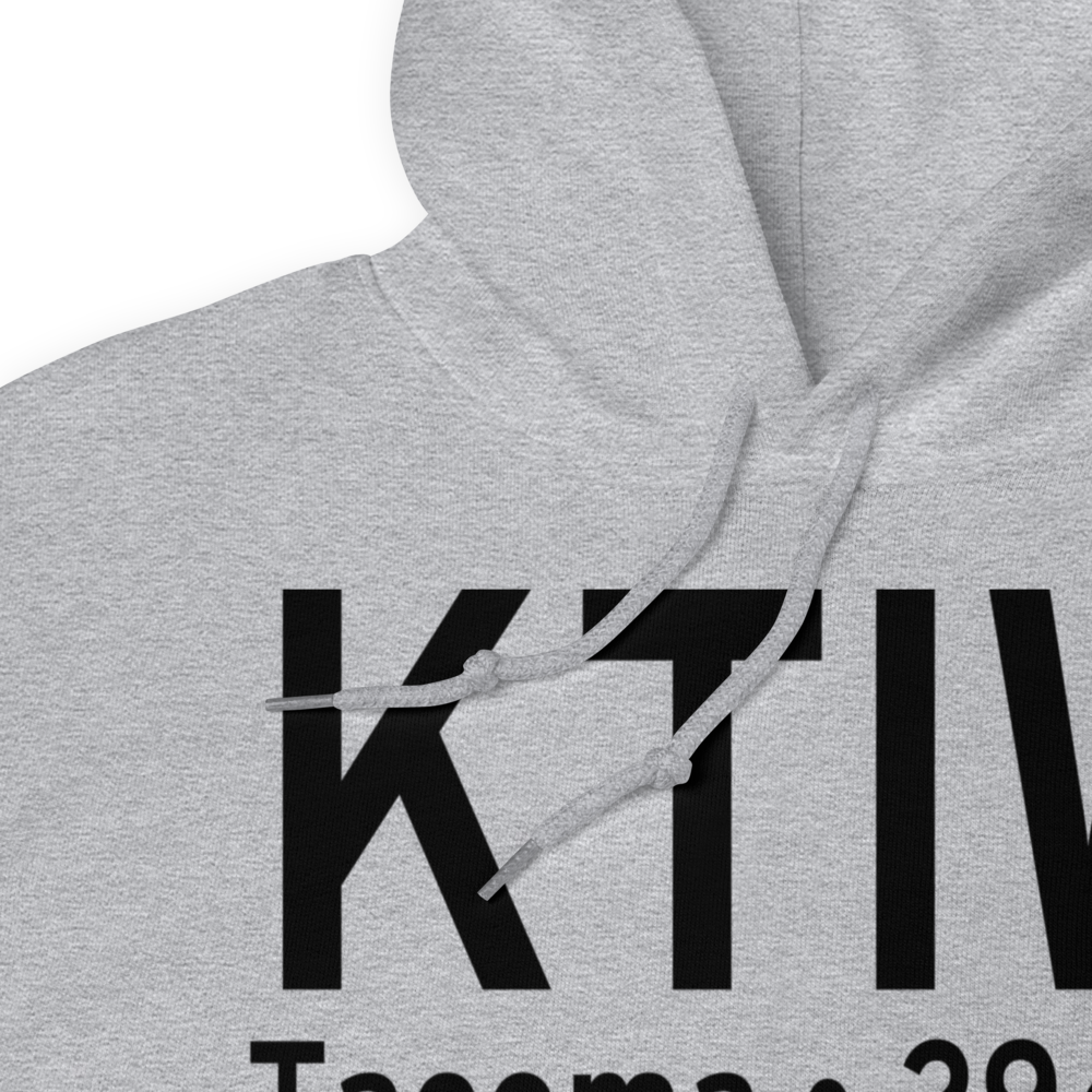 Tacoma Narrows Airport (KTIW) ICAO Hoodie Sweatshirt 