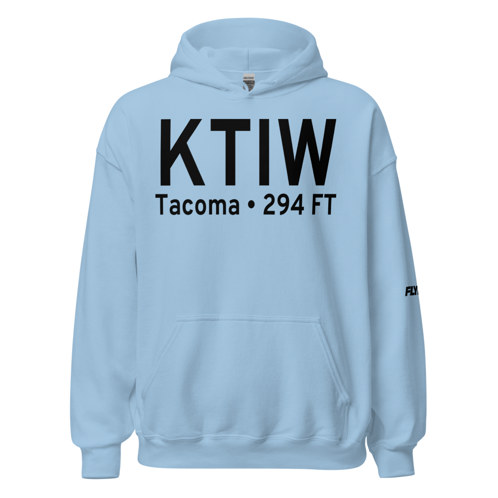 Tacoma Narrows Airport (KTIW) ICAO Hoodie Sweatshirt 