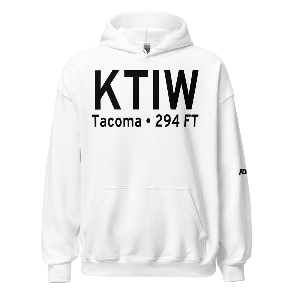 Tacoma Narrows Airport (KTIW) ICAO Hoodie Sweatshirt 