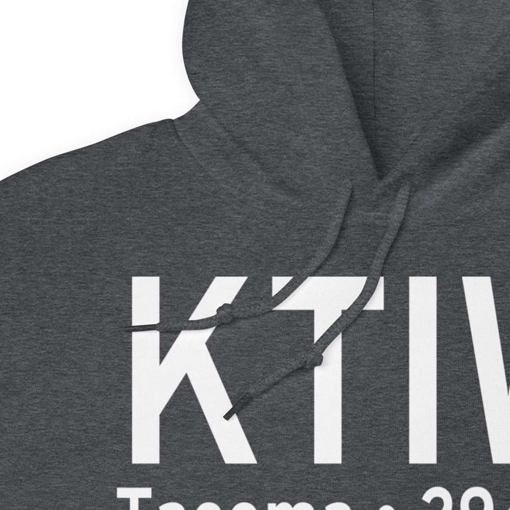 Tacoma Narrows Airport (KTIW) ICAO Hoodie Sweatshirt 