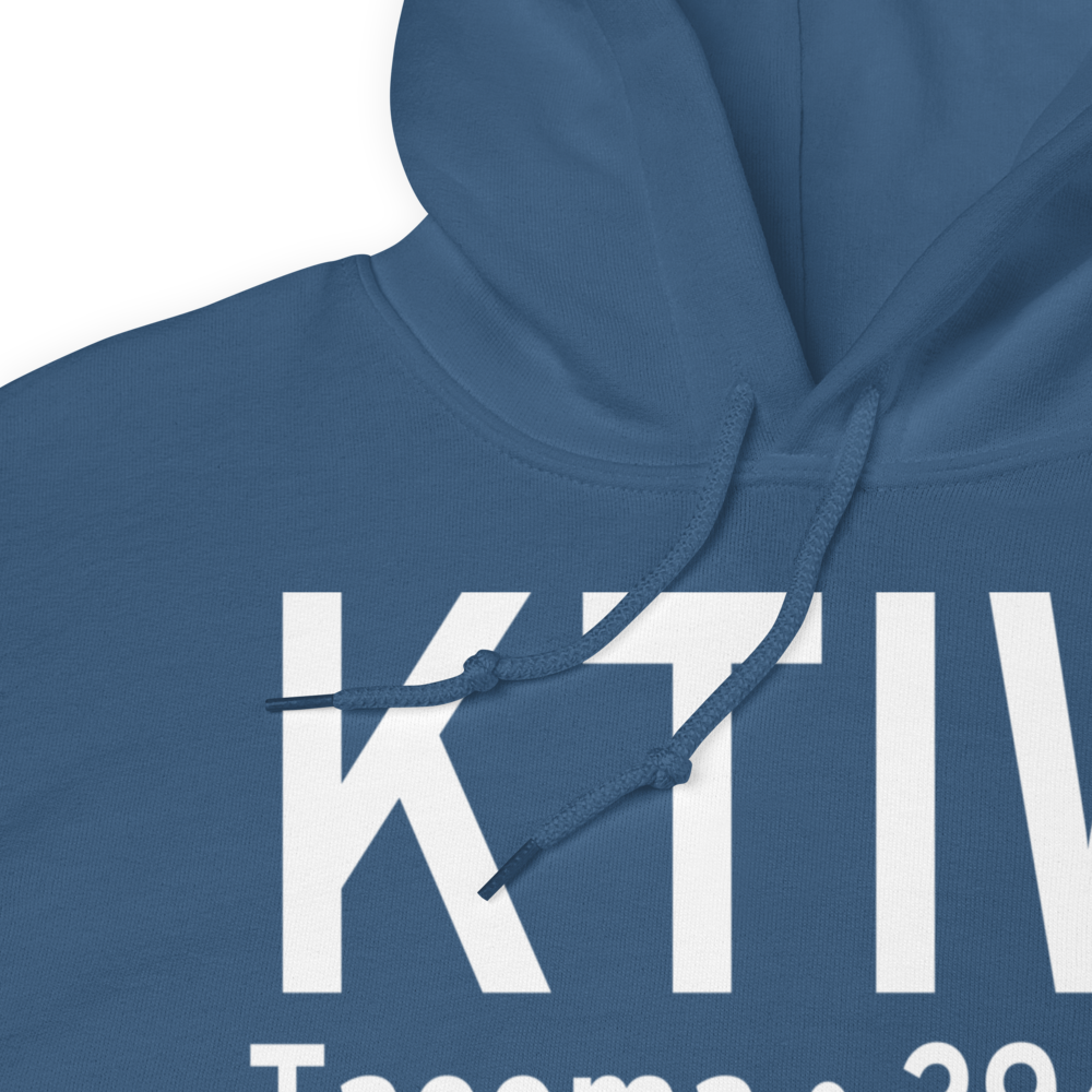Tacoma Narrows Airport (KTIW) ICAO Hoodie Sweatshirt 