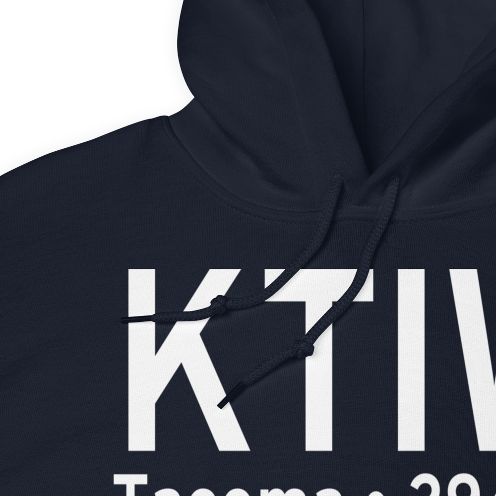 Tacoma Narrows Airport (KTIW) ICAO Hoodie Sweatshirt 
