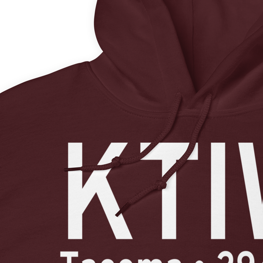 Tacoma Narrows Airport (KTIW) ICAO Hoodie Sweatshirt 