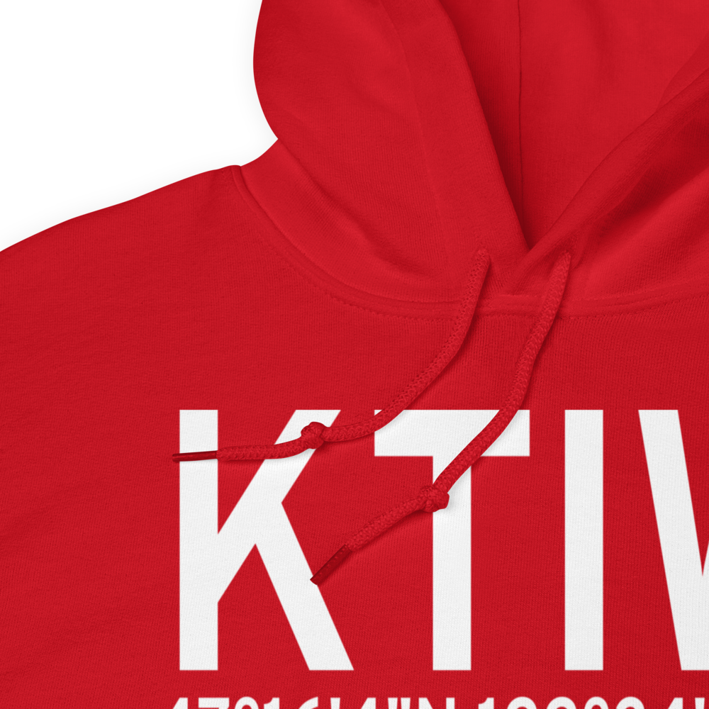 Tacoma Narrows Airport (KTIW) ICAO Hoodie Sweatshirt 