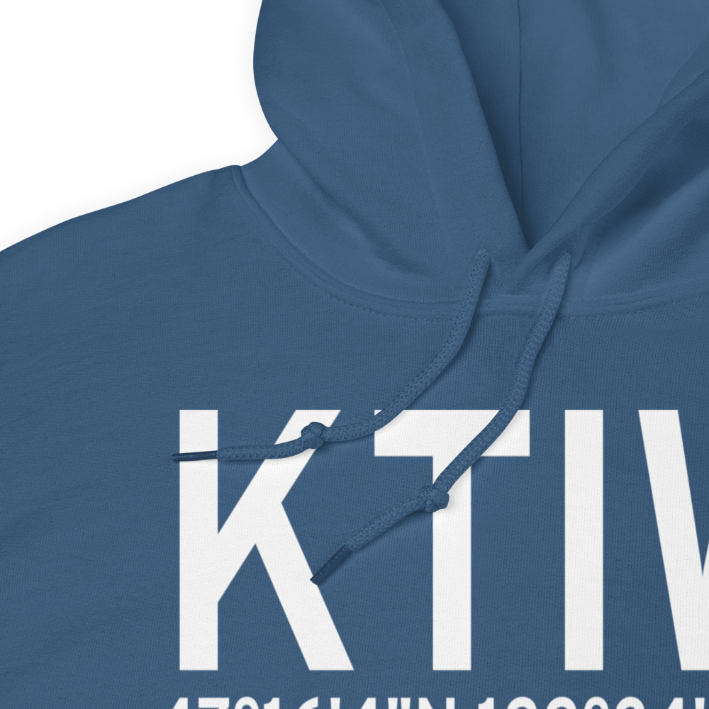 Tacoma Narrows Airport (KTIW) ICAO Hoodie Sweatshirt 