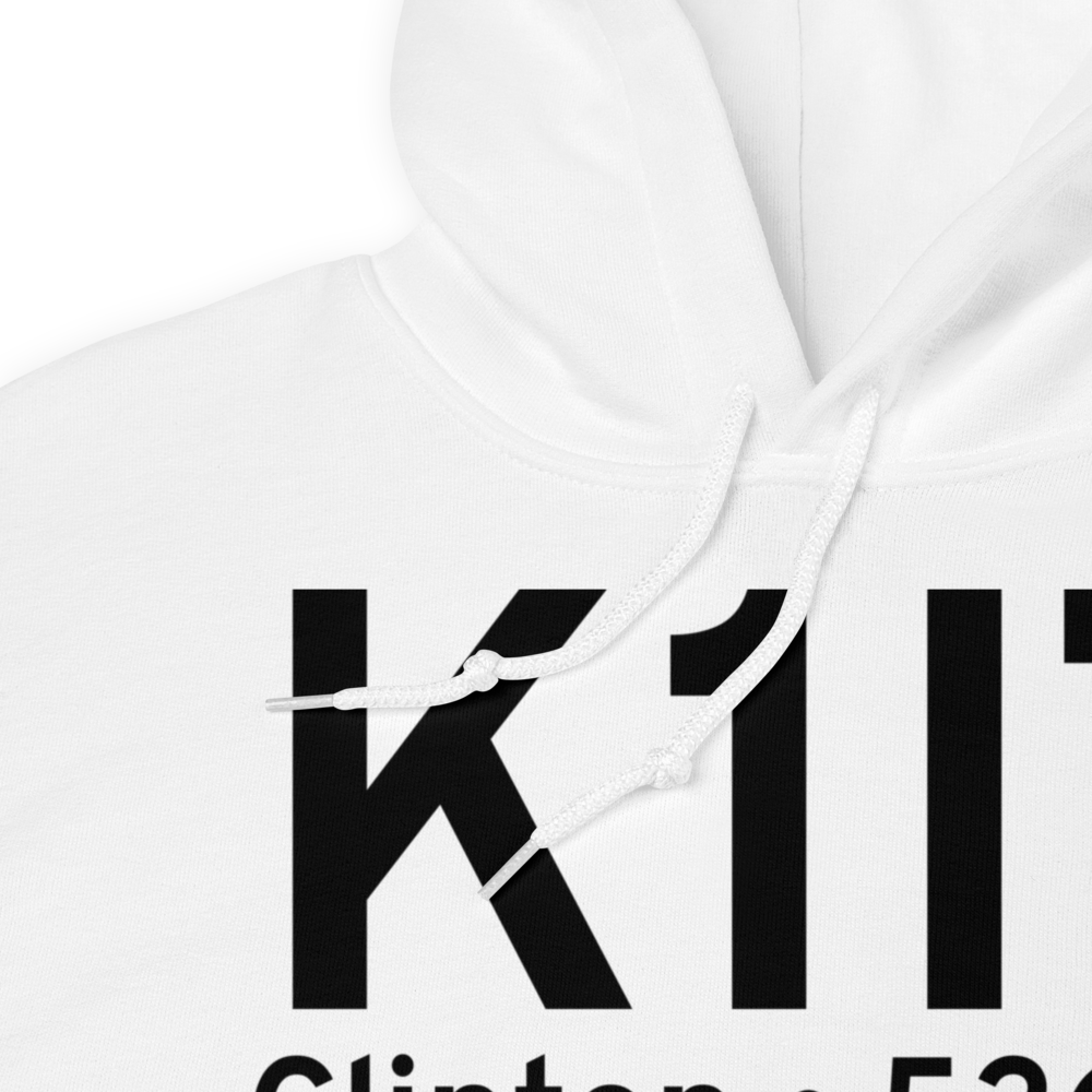 Clinton Airport (K1I7) ICAO Hoodie Sweatshirt 