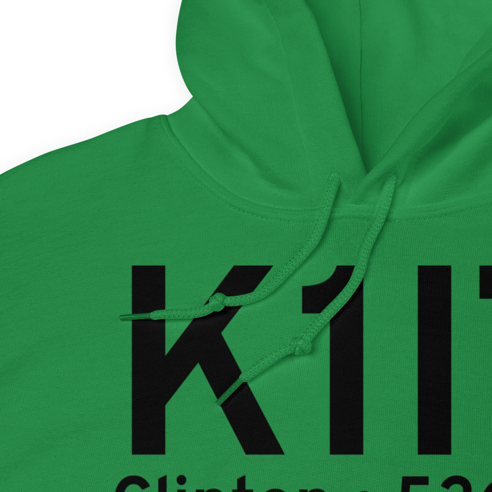 Clinton Airport (K1I7) ICAO Hoodie Sweatshirt 