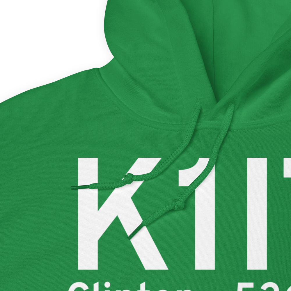 Clinton Airport (K1I7) ICAO Hoodie Sweatshirt 