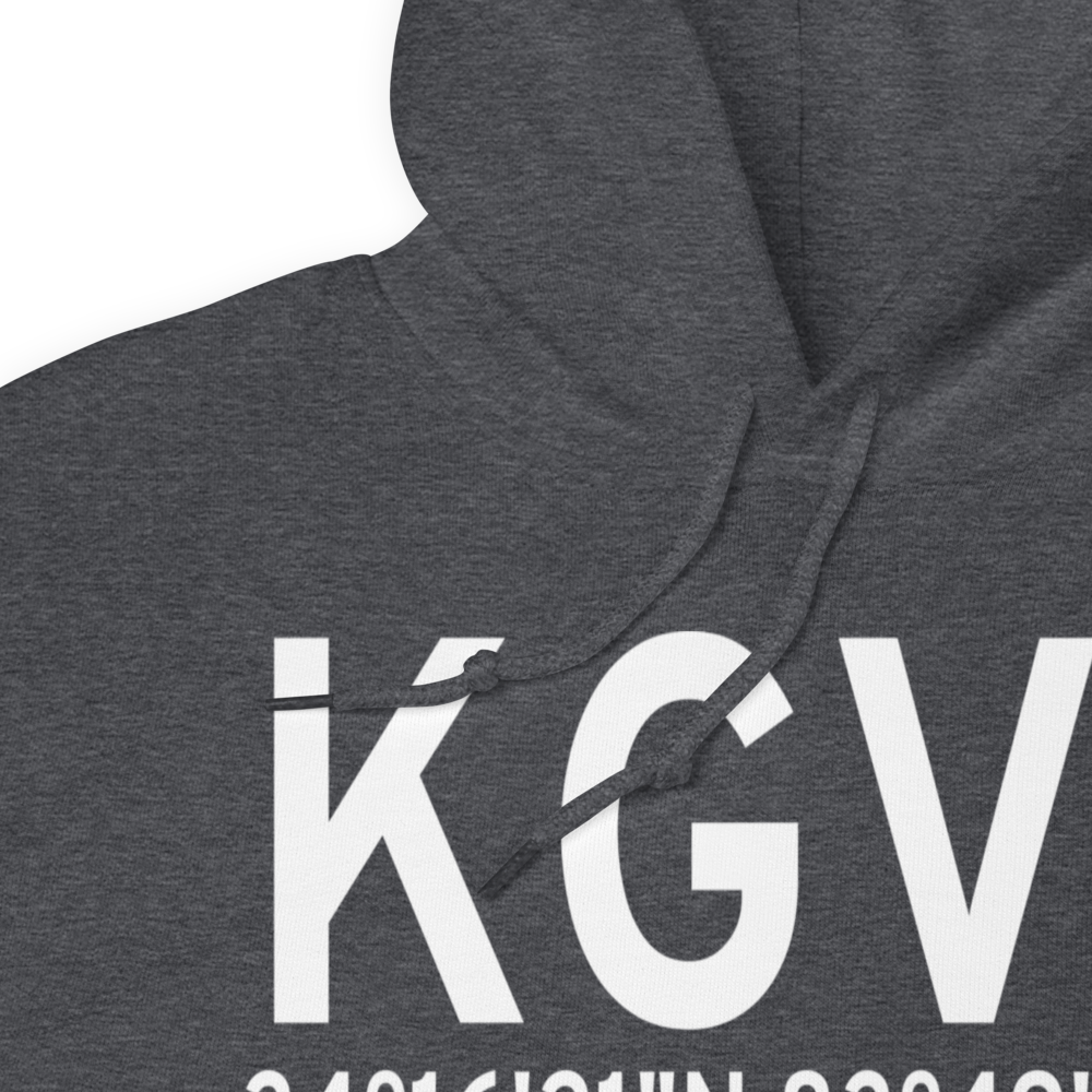 Lee Gilmer Memorial Airport (KGVL) ICAO Hoodie Sweatshirt 